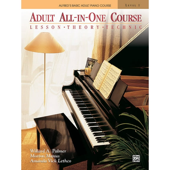 Alfred's Basic Adult Piano Course Alfred's Basic Adult All-In-One Course, Bk 1: Lesson * Theory * Technic, Comb Bound Book, Book 1, (Spiral-Bound)
