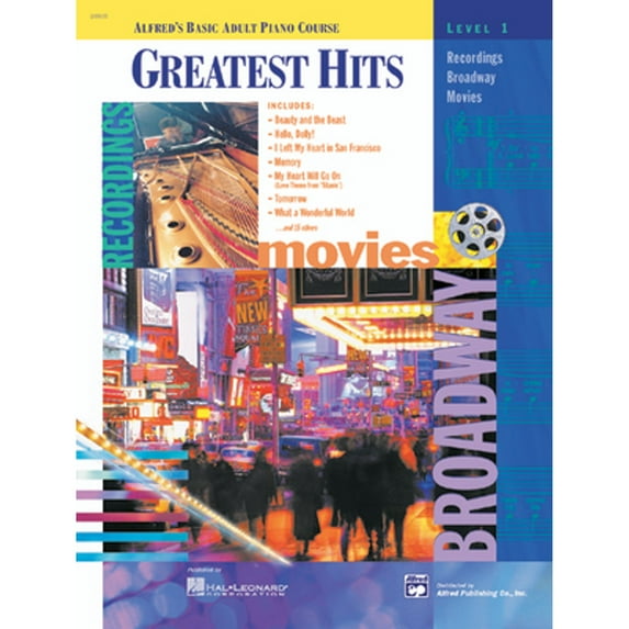 Pre-Owned Alfred's Basic Adult Piano Course Greatest Hits, Bk 1 (Paperback) by E L Lancaster, Morton Manus