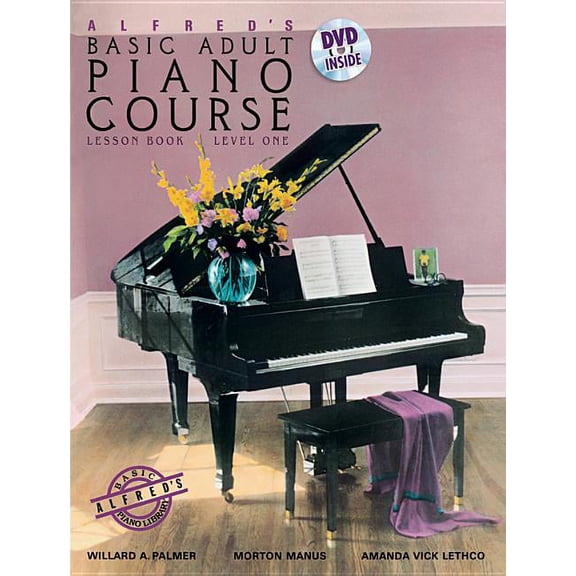 Pre-Owned Alfred's Basic Adult Piano Course Alfred's Basic Adult Piano Course Lesson Book, Level One, Book 1, (Paperback)