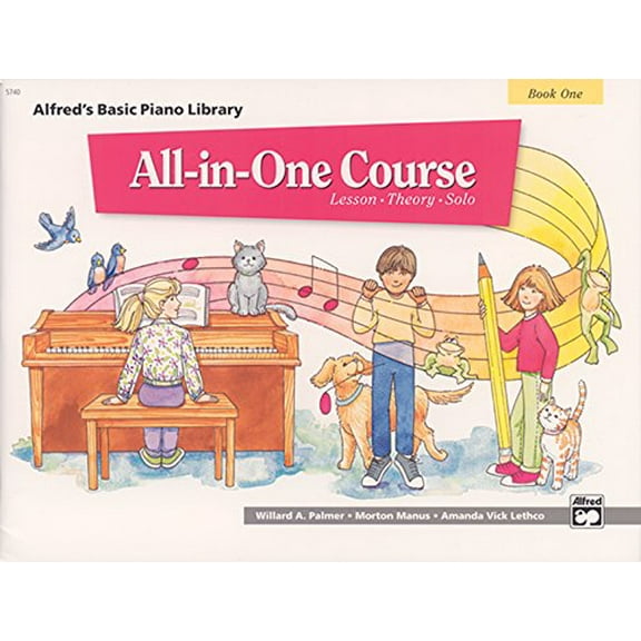 Pre-Owned Alfred's Basic All-In-One Course, Bk 1 : Lesson * Theory * Solo (Paperback) 9780882847870