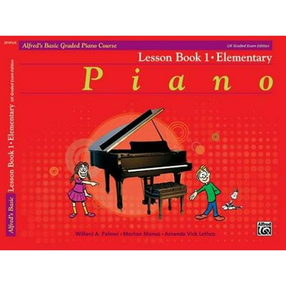 Pre-Owned Alfred's Basic Graded Piano Course: Lesson Book 1 (Elementary) Paperback