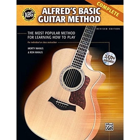 Pre-Owned Alfred s Basic Guitar Method - Complete - Book/CD Pack (Paperback) by Morty Manus Ron Manus