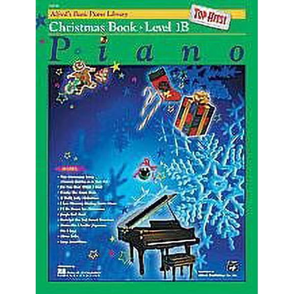 Alfred's Basic Piano Course: Top Hits! Christmas Book 1B