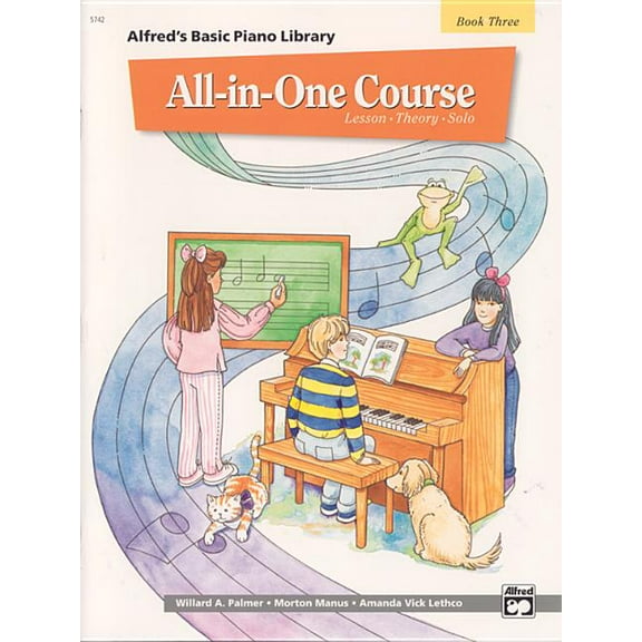 Alfred's Basic Piano Library Alfred's Basic All-In-One Course, Bk 3: Lesson * Theory * Solo, Book 3, (Paperback)