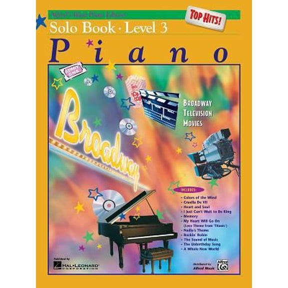 Pre-Owned Alfred's Basic Piano Library Top Hits! Solo Book, Bk 3 (Paperback) 0739002988 9780739002988