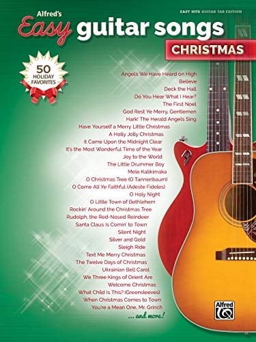 Pre-Owned Alfred's Easy Guitar Songs -- Christmas: 50 Christmas Favorites (Paperback - Used) 147063614X 9781470636142