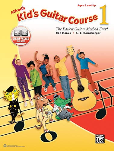Pre-Owned Kid's Guitar Course Alfred's Kid's Guitar Course 1: The Easiest Guitar Method Ever!, Book &amp; Online Audio, (Paperback)