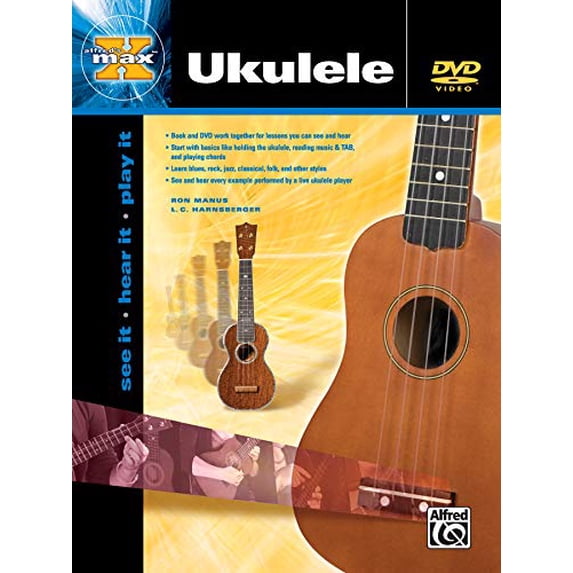 Pre-Owned Alfred's MAX Ukulele Method (book and DVD) Paperback