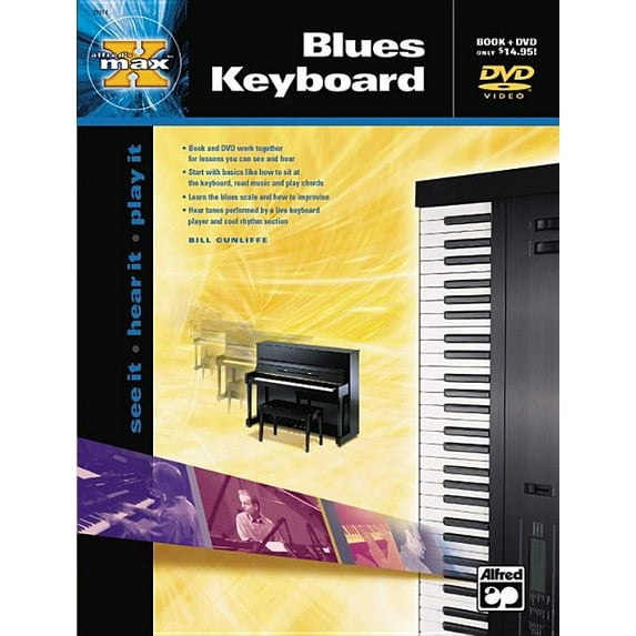 Alfred's Max: Alfred's Max Blues Keyboard: See It * Hear It * Play It, Book & DVD (Paperback)