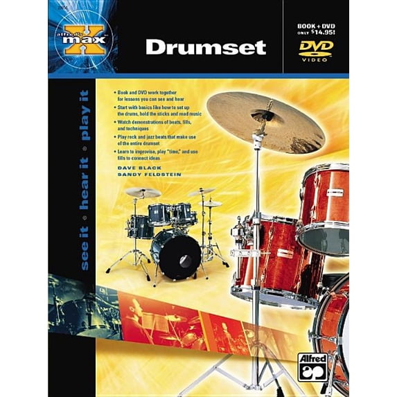 Alfred's Max: Alfred's Max Drumset: See It * Hear It * Play It, Book & DVD (Paperback)