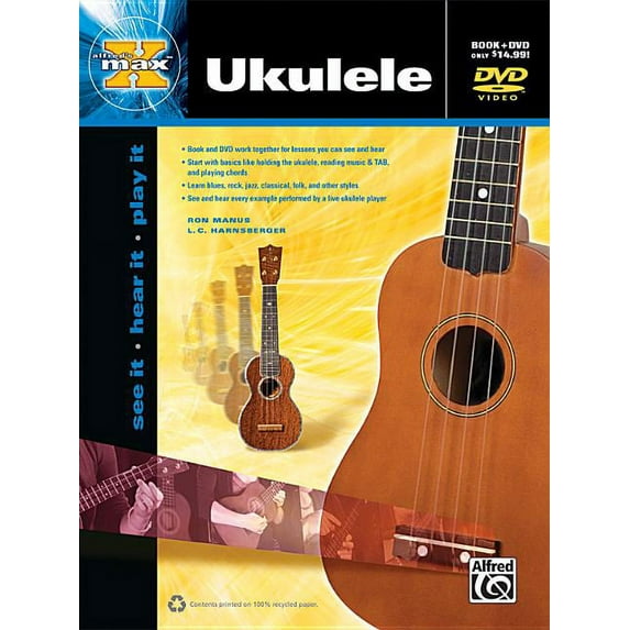 Alfred's Max: Alfred's Max Ukulele Method: See It * Hear It * Play It, Book & DVD (Paperback)