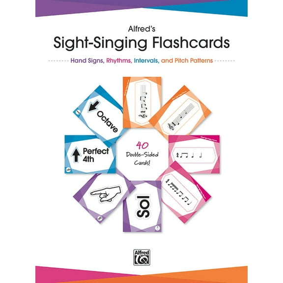 Alfred's Sight-Singing Flashcards: Hand Signs, Rhythms, Intervals, and Pitch Patterns, Flashcards, (Paperback)
