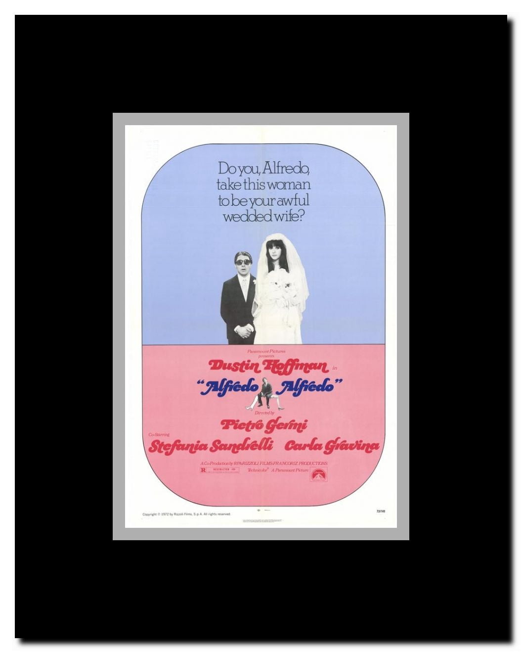 Alfredo Alfredo Framed Movie Poster