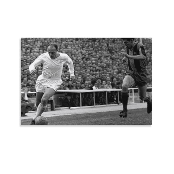 Alfredo Di Stéfano Poster Argentine Football Painting On Canvas Wall Art Poster Scroll Picture Print Living Room Walls Decor Home Posters 12x18inch(30x45cm)