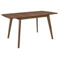thumbnail image 1 of Alfredo 63-inch Extension Leaf Dining Table Natural Walnut, 1 of 7
