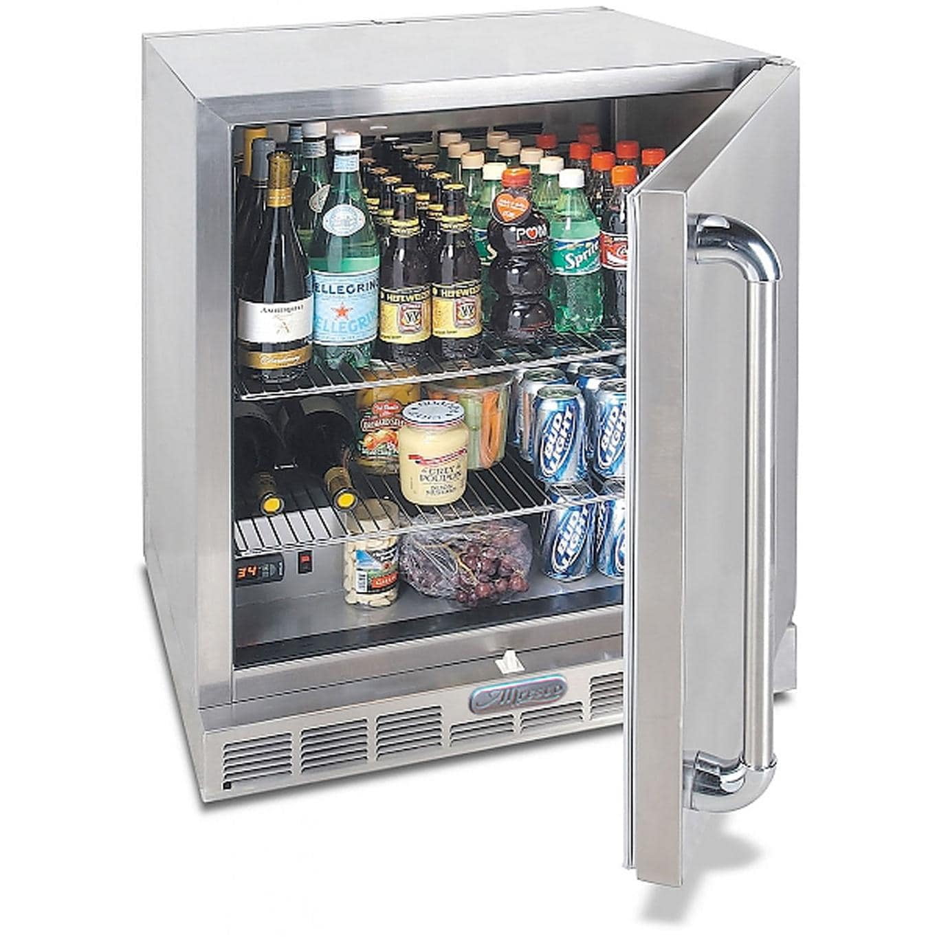 Alfresco 28-Inch Stainless Steel Outdoor Compact Refrigerator