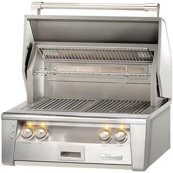 Alfresco ALXE 30-Inch Built-In Natural Gas Grill With Rotisserie - ALXE-30-NG