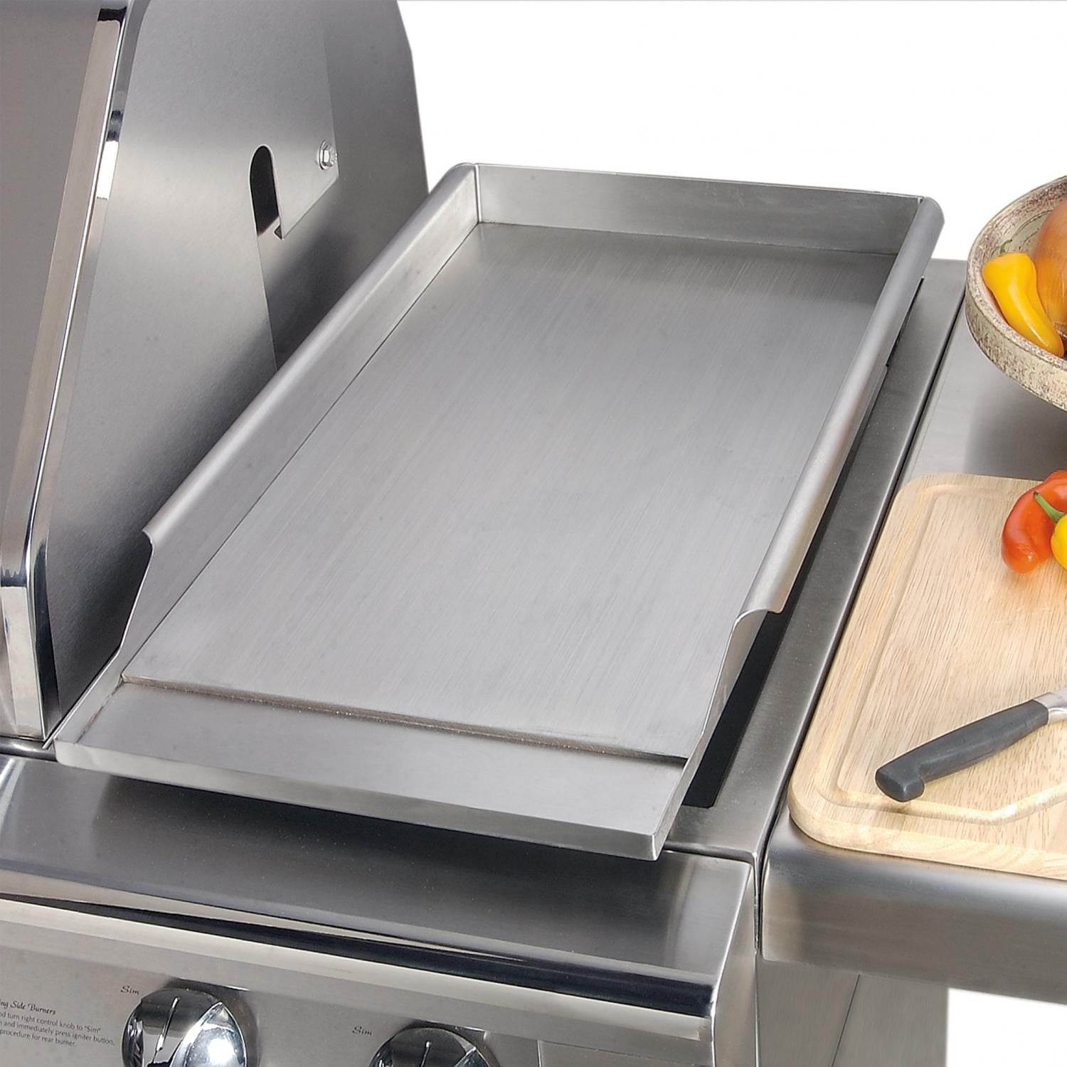 Heavy-Duty Stainless Steel Griddle Plate for Side Burners