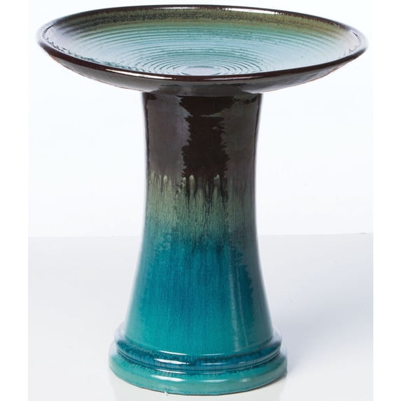 Alfresco Home Atlantis Bird Bath in Navy
