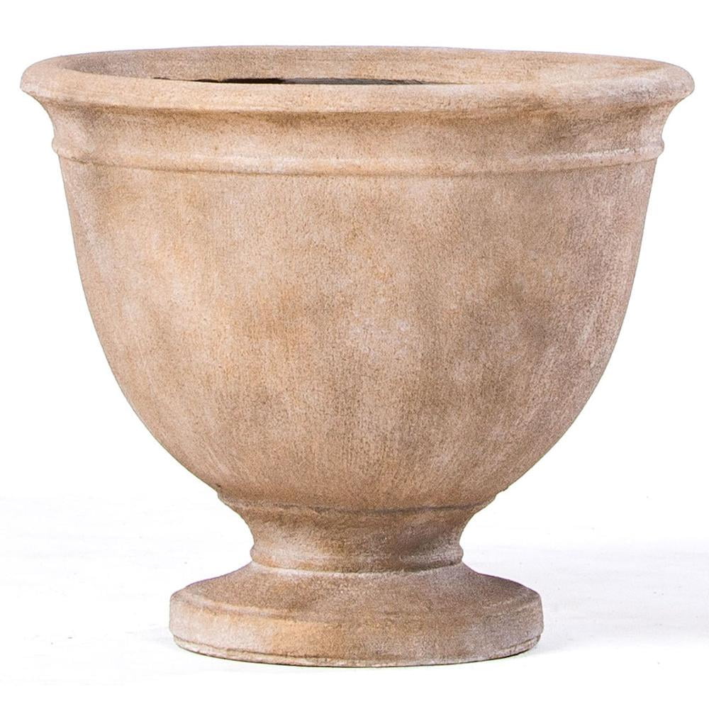 Delfina Tallow Fiberstone Large Outdoor Urn