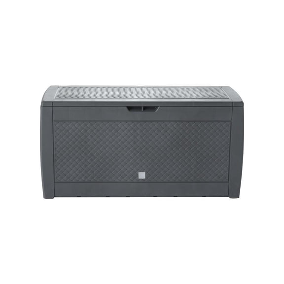 Alfresco Home Urban Matuba Resin Home and Garden Storage Box in Umber Brown