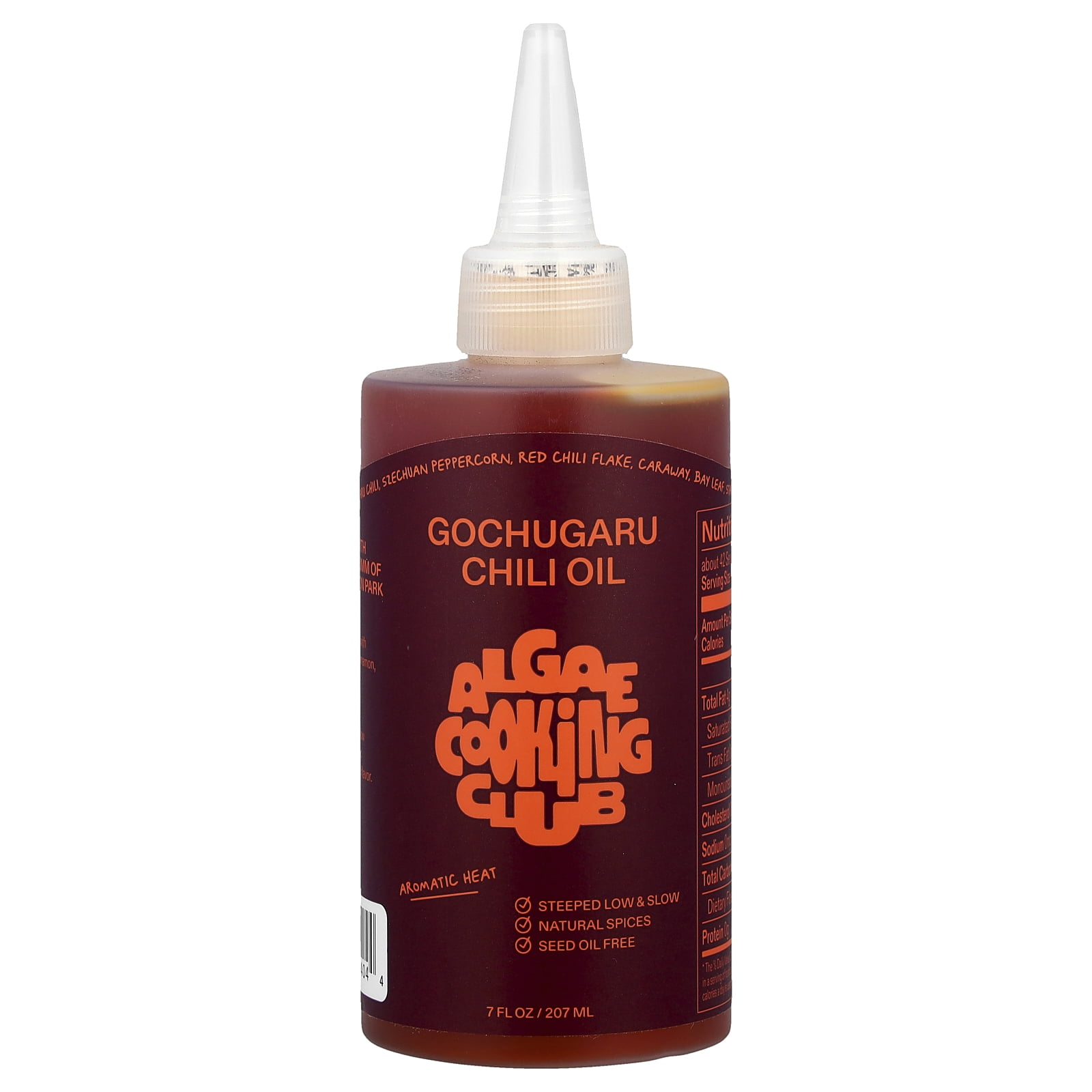 Algae Cooking Club Gochugaru Chili Oil, 7 fl oz (207 ml) - Walmart.com