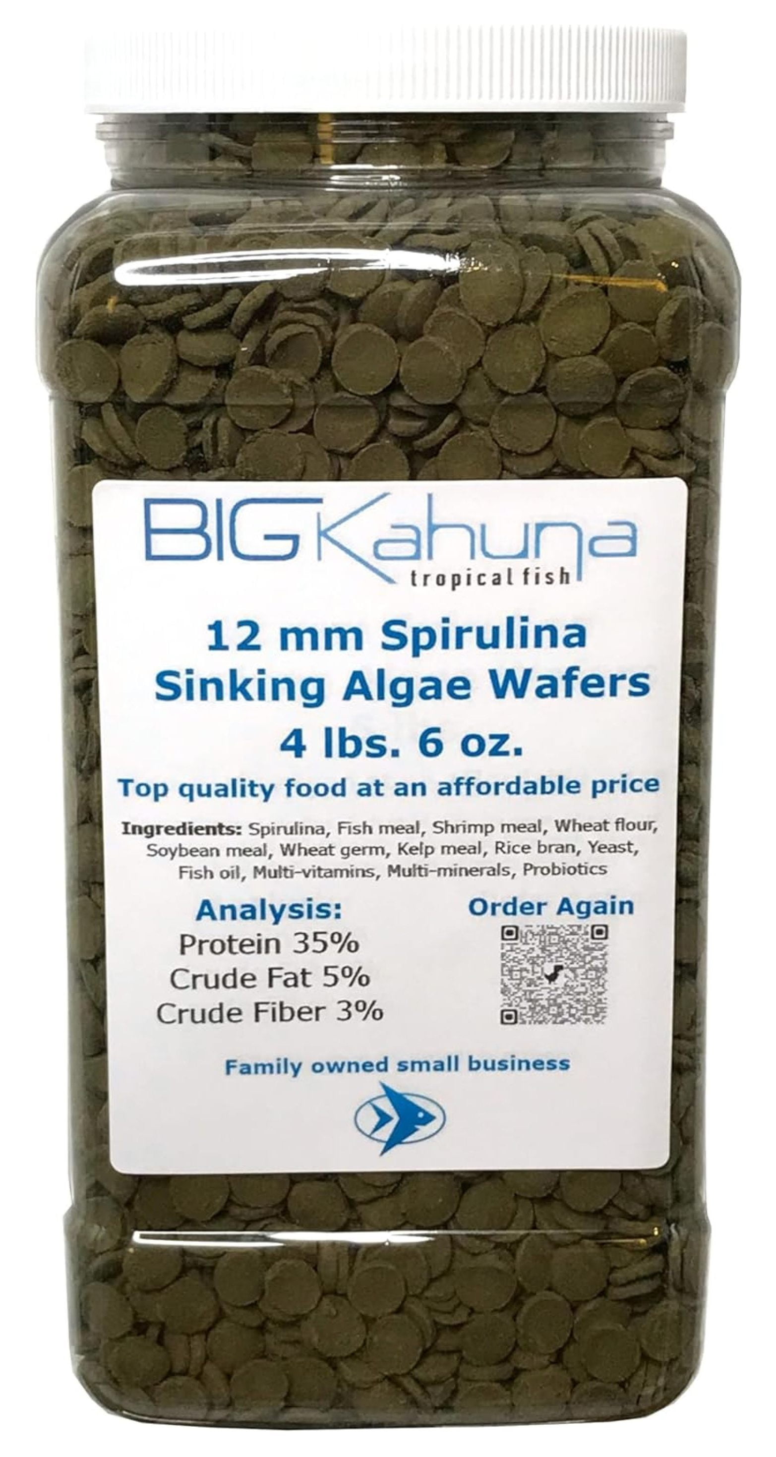 Algae Wafers, Premium Pleco Wafers & Pleco Food, Ideal for Bottom