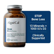 AlgaeCal - Clinically Supported Plant Based Calcium To Stop Bone Loss