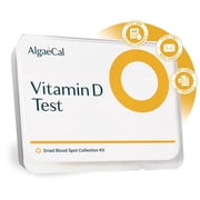 AlgaeCal Vitamin D Home Test Kit   Easy At-Home Testing with Pre-Paid Return Envelope, Quick and Hassle-Free Sample Collection, and Certified Lab-Verified Results for Accurate Vitamin D Levels