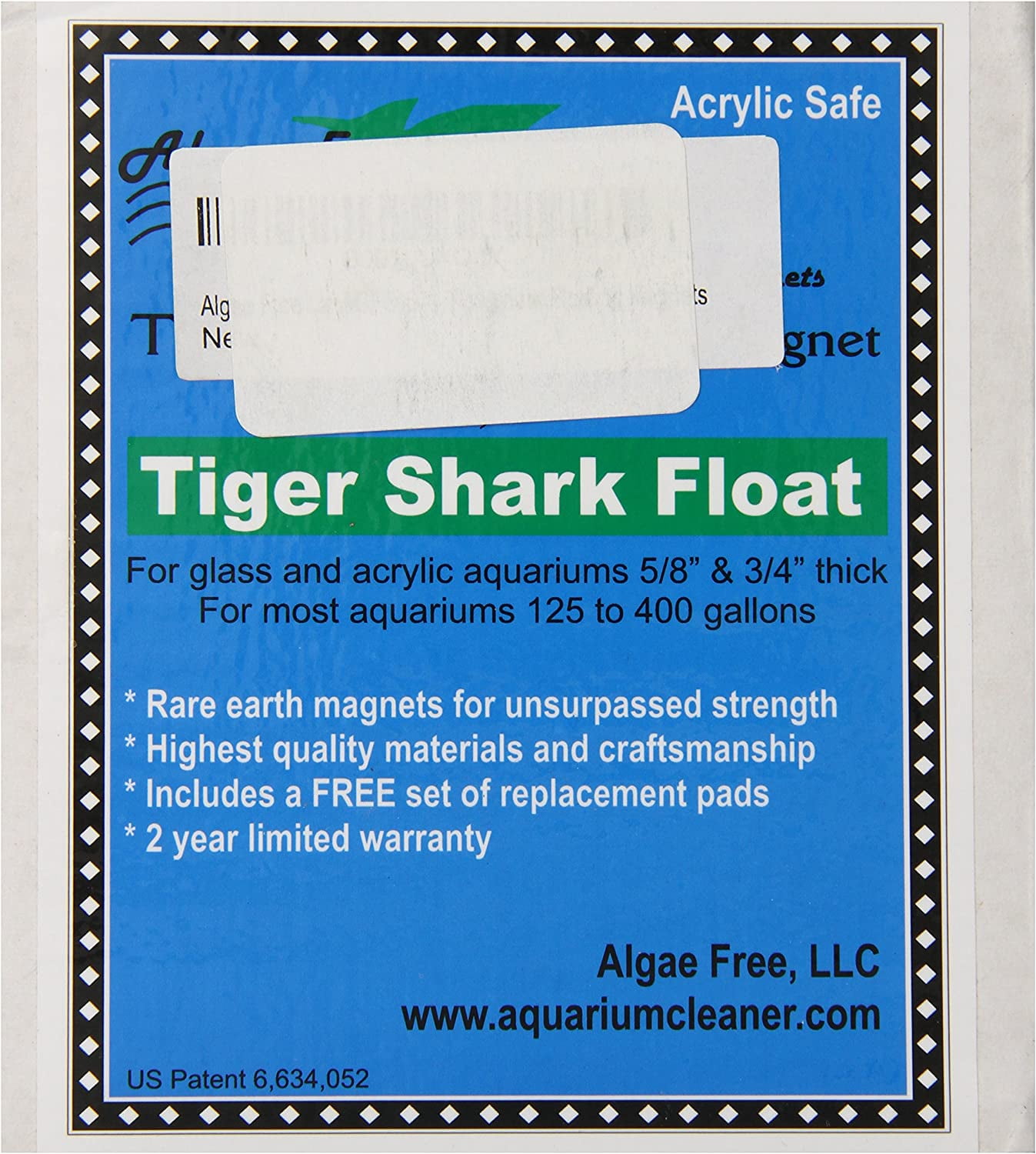 AlgaeFree Tigershark Plus Floating Aquarium Cleaner