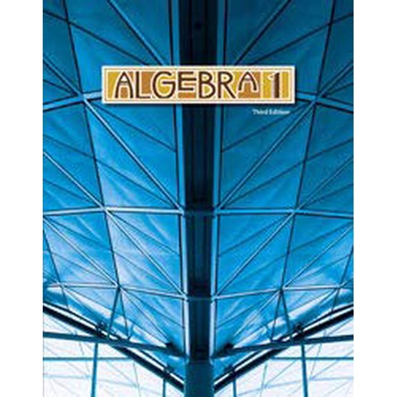 Pre-Owned Algebra 1 Student Text (3rd Edition Copyright Update)