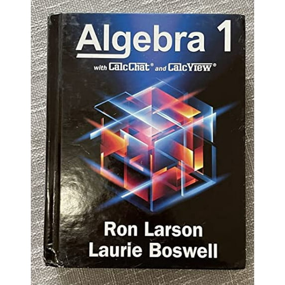 Pre-Owned Algebra 1, w/ CalcChat and CalcView, c.2022, 9871644328644, 164432864X, 9781644328644, 164432864X, Hardcover,