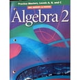 thumbnail image 1 of Pre-Owned Algebra 2 Practice Masters, Levels A B & C Paperback, 1 of 1