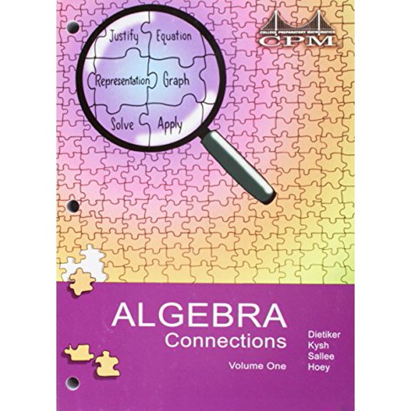 Pre-Owned Algebra Connections Volume 1 (CPM), 9781931287456, 1931287457, Paperback, 3 edition