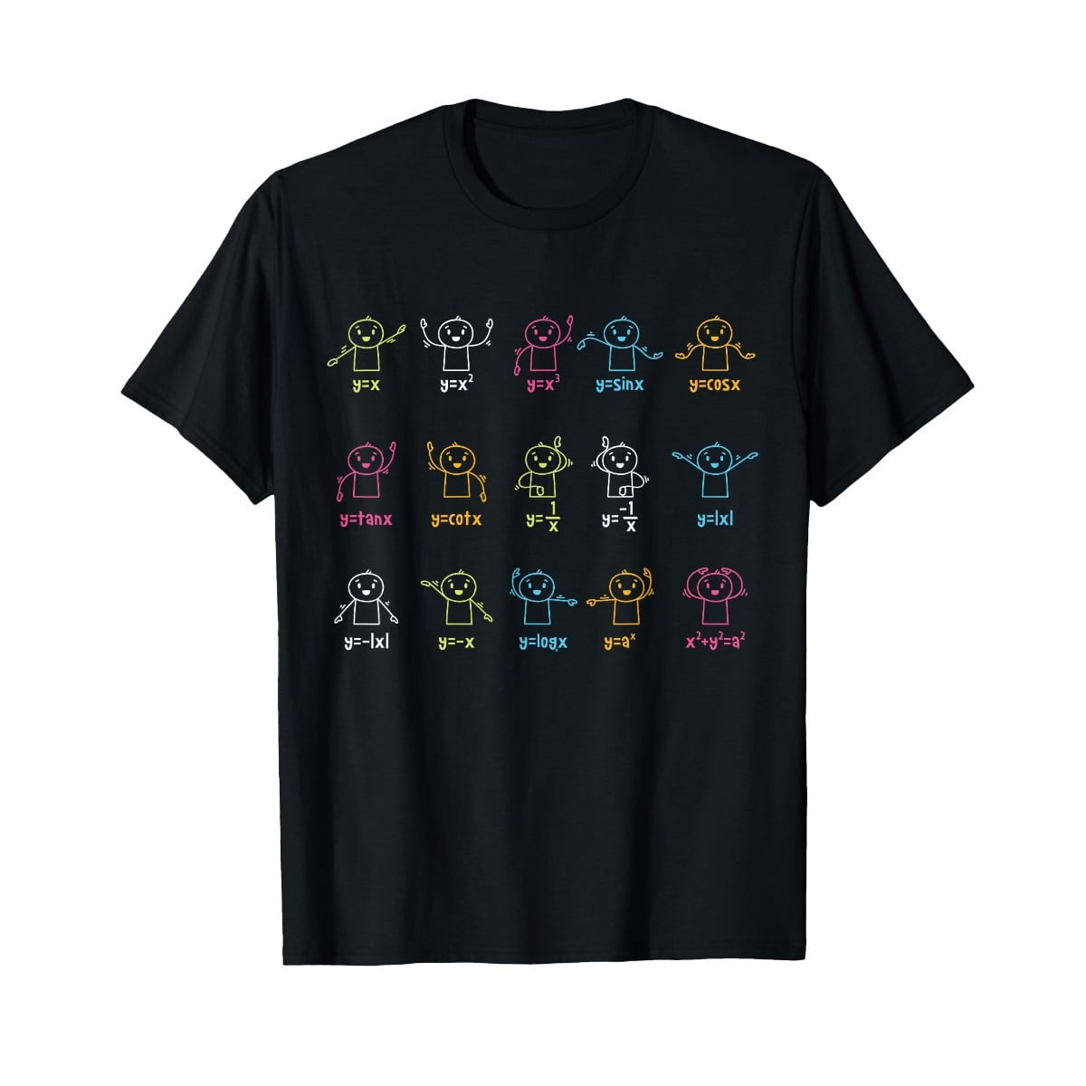 Algebra Dance Funny Graph Figures Math Equation Teacher T-Shirt ...