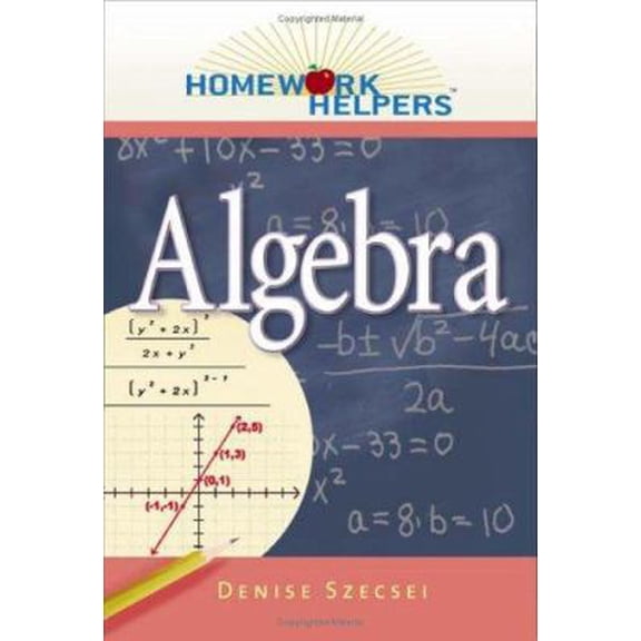 Pre-Owned Homework Helpers: Algebra (Paperback) 1564148742 9781564148742