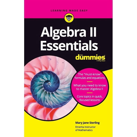 Algebra II Essentials for Dummies, (Paperback)