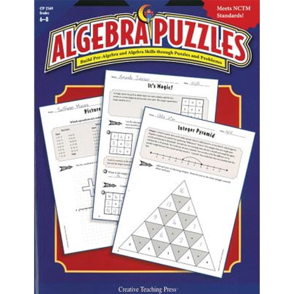 Pre-Owned Algebra Puzzles (Paperback) 1591982332 9781591982333