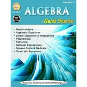 WENDI SILVANO Algebra Quick Starts, Grades 7 - 12 (Paperback)