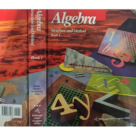 Pre-Owned Algebra Structure & Method Book 1 9780395771167 0395771161