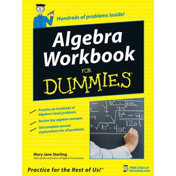 Pre-Owned Algebra Workbook for Dummies (Paperback) 0764584677 9780764584671