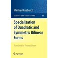 thumbnail image 1 of Algebra and Applications Specialization of Quadratic and Symmetric Bilinear Forms, Book 11, (Hardcover), 1 of 1