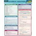 thumbnail image 1 of Algebraic Equations Quizzer Quickstudy Easel, 1 of 1