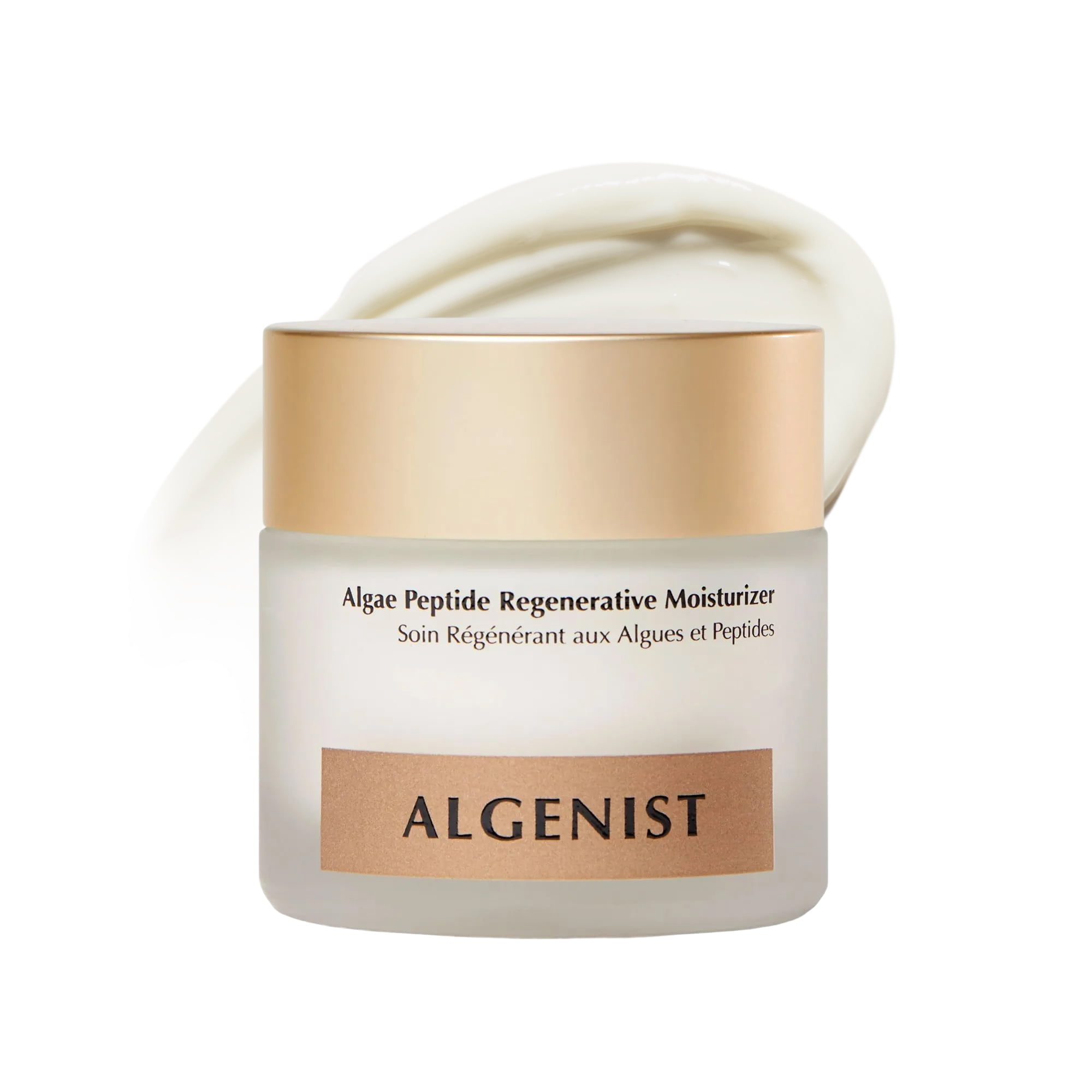 Algenist Algae Peptide Regenerative Face Moisturizer - Restorative Wrinkle Cream + Peptide Moisturizer for Instant Hydration + Skin Barrier Protection - Formulated with Patented Alguronic Acid (2 oz)