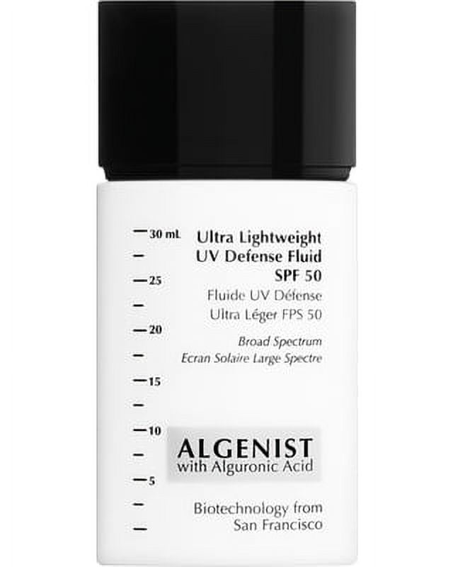 Algenist Ultra Lightweight UV Defense Facial Sunscreen Serum, SPF 50, 1 Oz