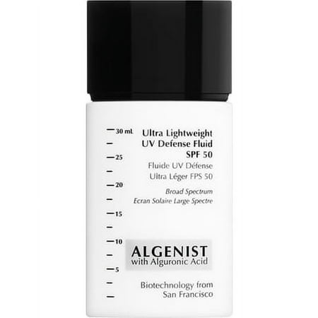 Algenist Ultra Lightweight UV Defense Facial Sunscreen Serum, SPF 50, 1 Oz