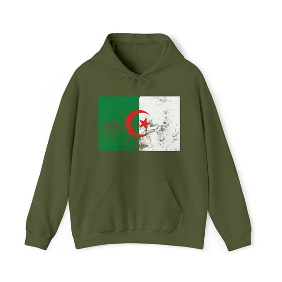 Algeria Algerian Flag Pride Hoodie, Gifts, Hooded Sweatshirt