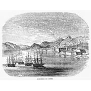 Algeria: Algiers, 1800. /Nthe Harbor Of Algiers, Algeria, As It Looked In 1800. Wood Engraving, American, 1893. Poster Print by  (18 x 24)