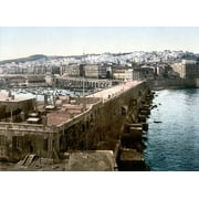 Algeria: Algiers, C1899. /Nview Of The Harbor From The Lighthouse At Algiers, Algeria. Photochrome, C1899. Poster Print by  (18 x 24)