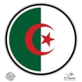 thumbnail image 1 of Algeria Flag - 3" Vinyl Sticker - For Car Laptop I-Pad Phone Helmet Hard Hat - Waterproof Decal, 1 of 1